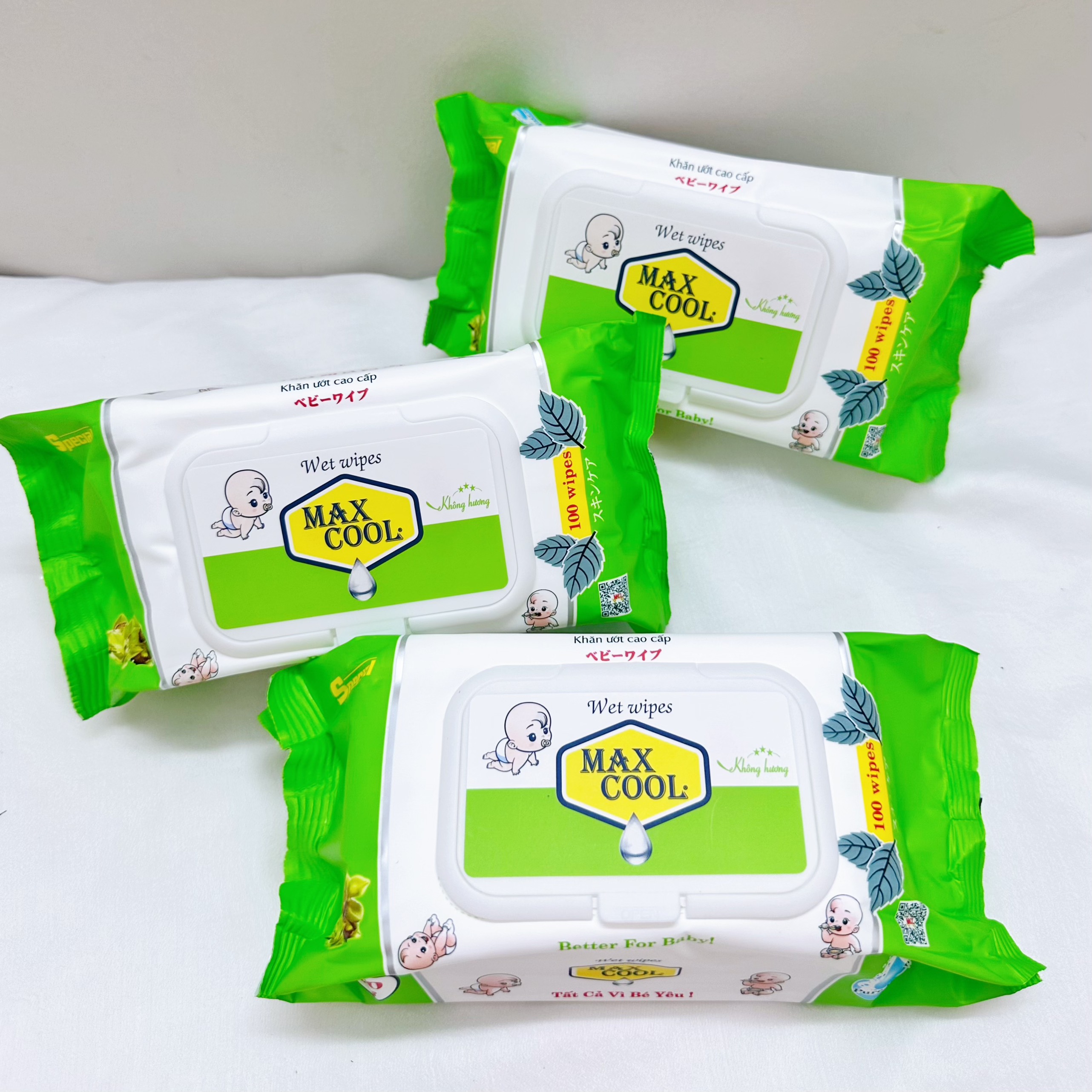 Khăn giấy ướt cao cấp 100 Tờ Max Cool (HÀNG CHÍNH HÃNG)