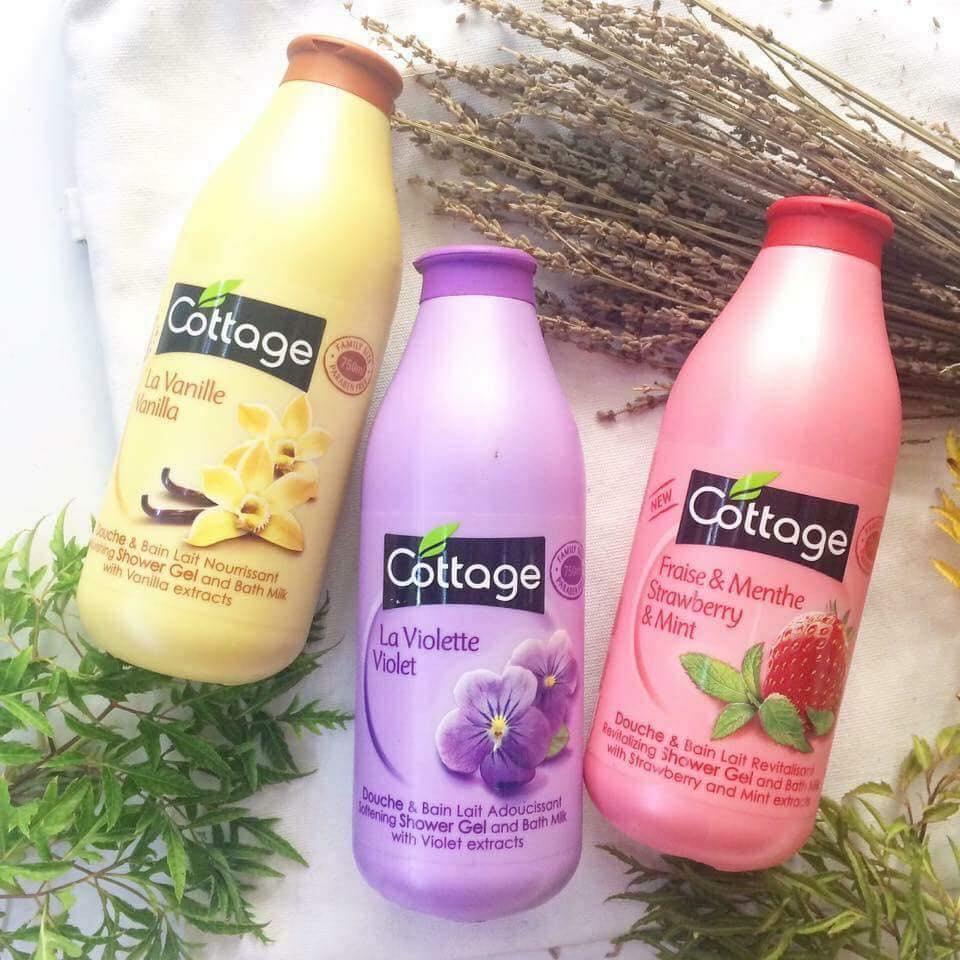 [HCM]Sữa tắm cottage Pháp chai 750ml