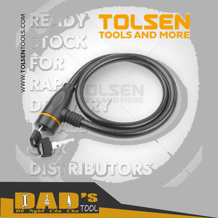 Ổ KHÓA DÂY 80CM - TOLSEN 55170