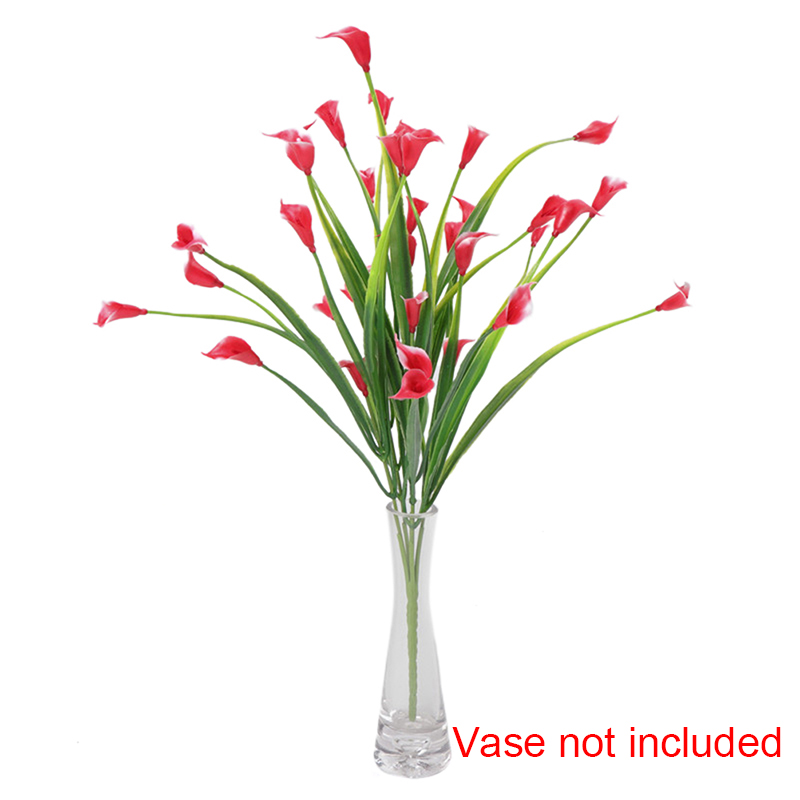 28Heads Artificial Daisy Flowers Lily Tulip Fake False Plastic Outdoor Garden 