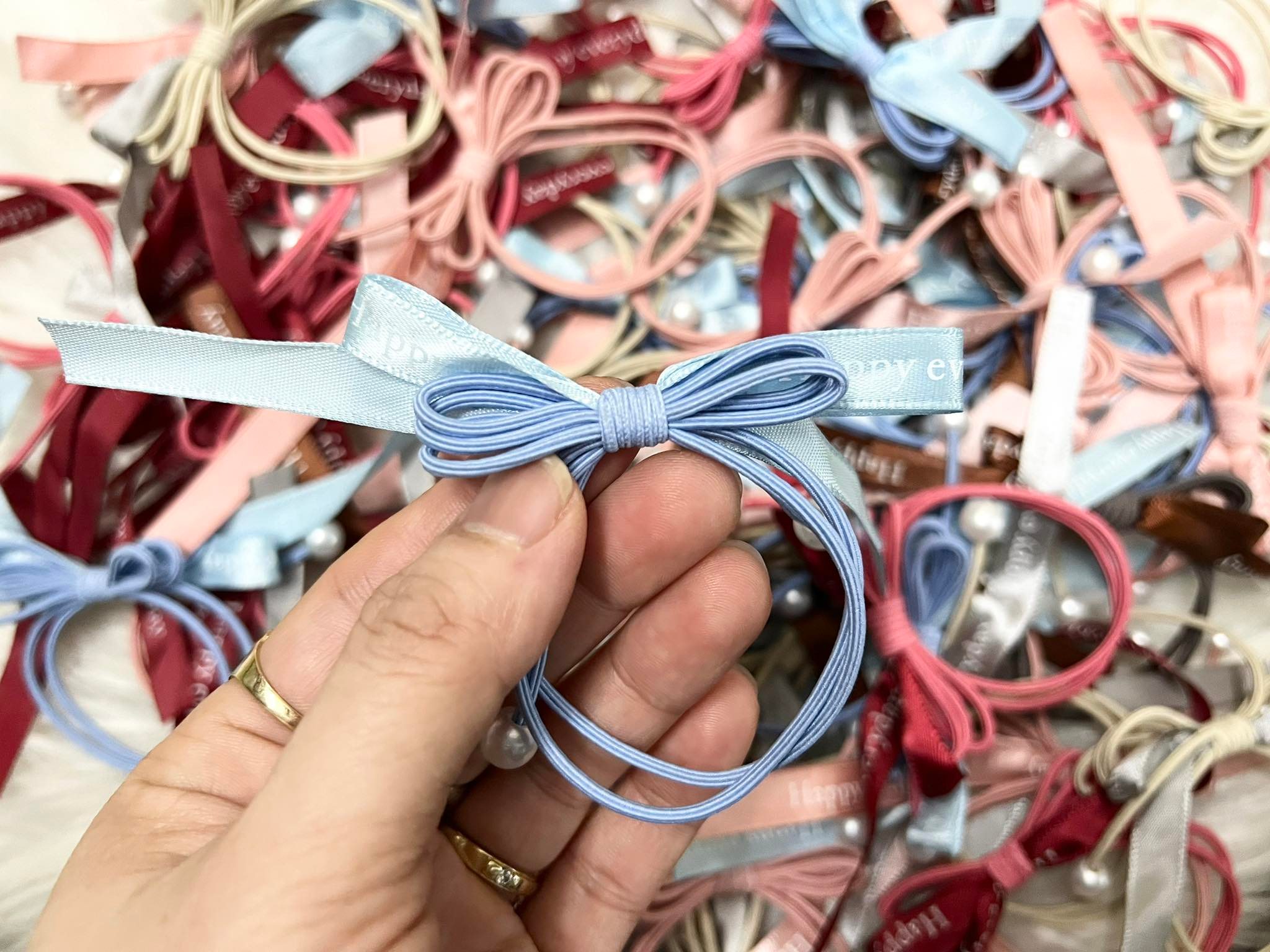 [HCMC] 2-string bow hair tie combo