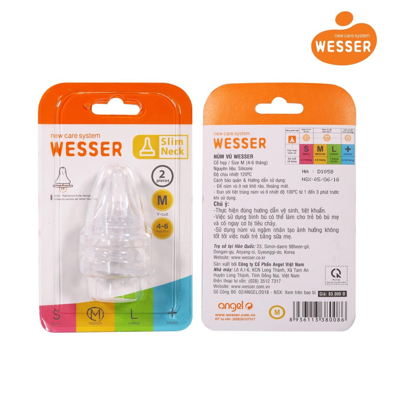 Núm vú wesser cổ hẹp size m