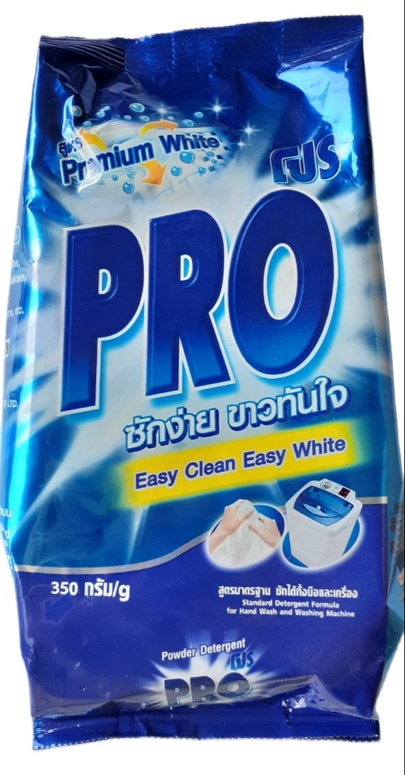 Combo 3 bịch bột giặt pro Thái Lan 350g x 3 bịch