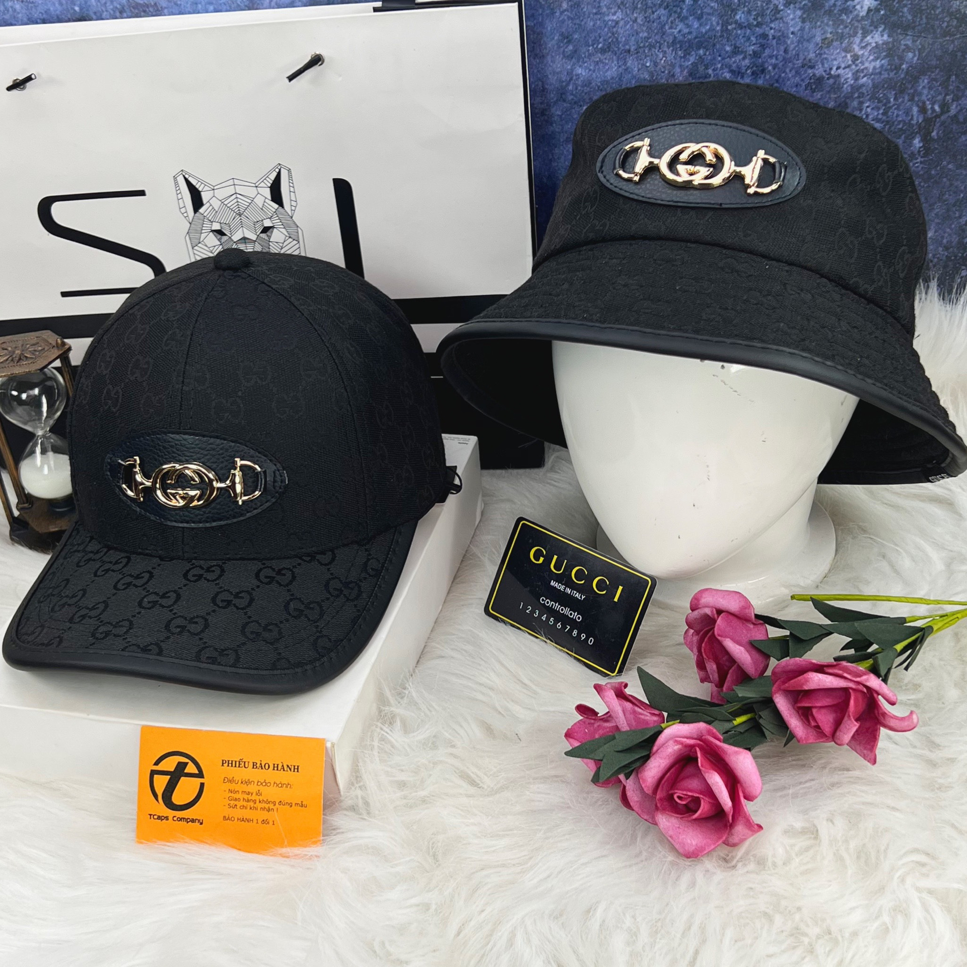 Nón GC Xích Logo Kim Loại Cực Đẹp