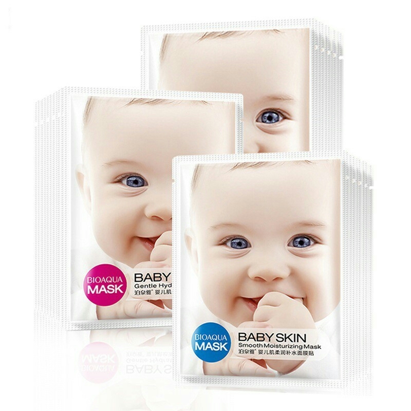 12 mặt nạ baby skin dưỡng trắng tái tạo da chuyên sâu Bioaqua