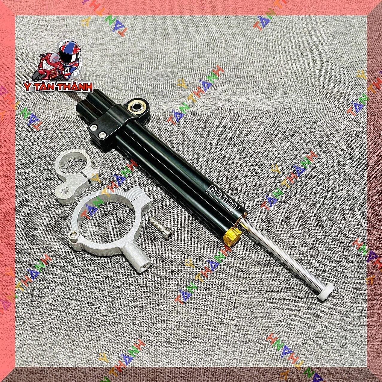 Trợ lực sườn ohlin ĐEN có pas sườn cho wave,dream 100 MS02