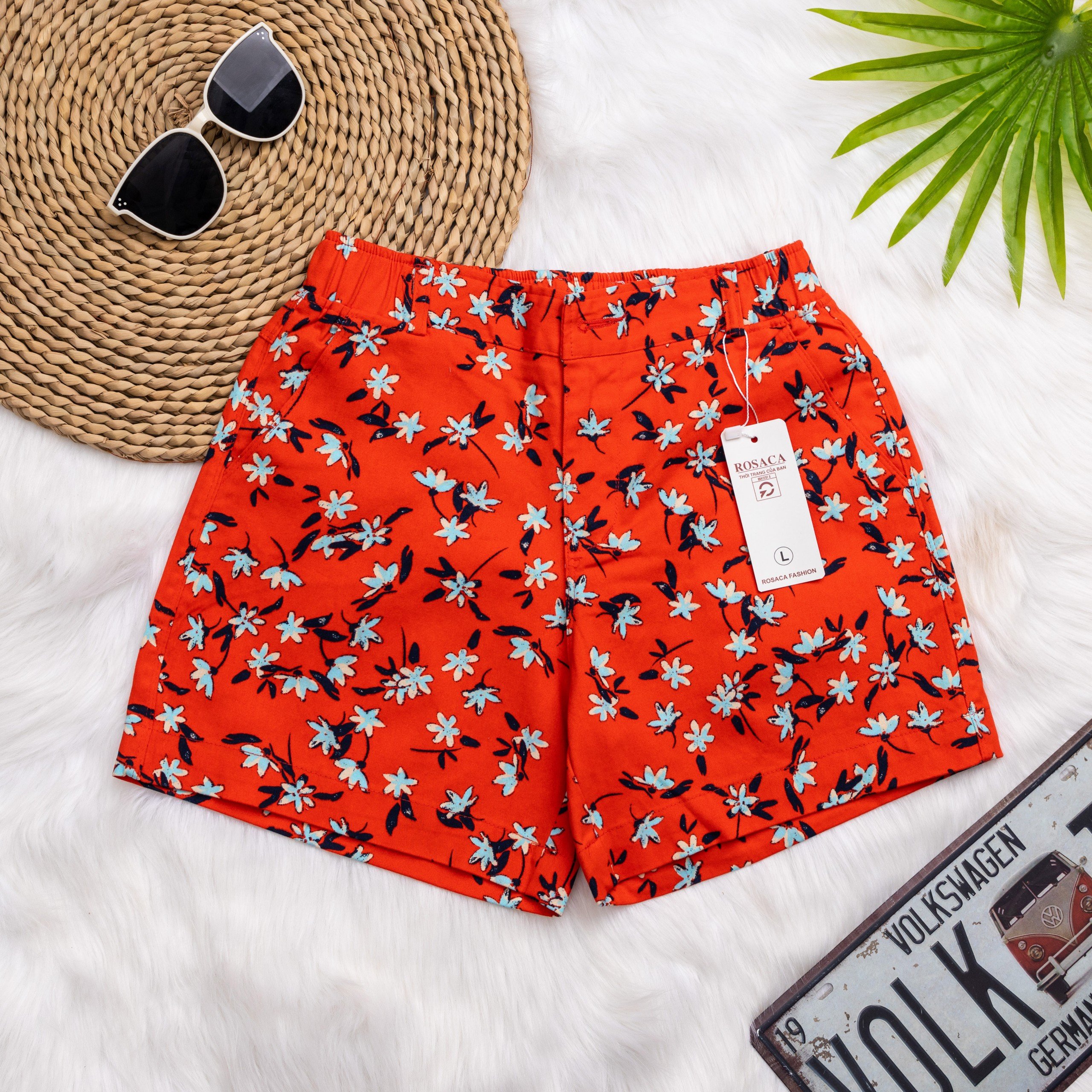 QUẦN SHORT KAKI (CẠP CHUN) LƯNG THUN NỮ