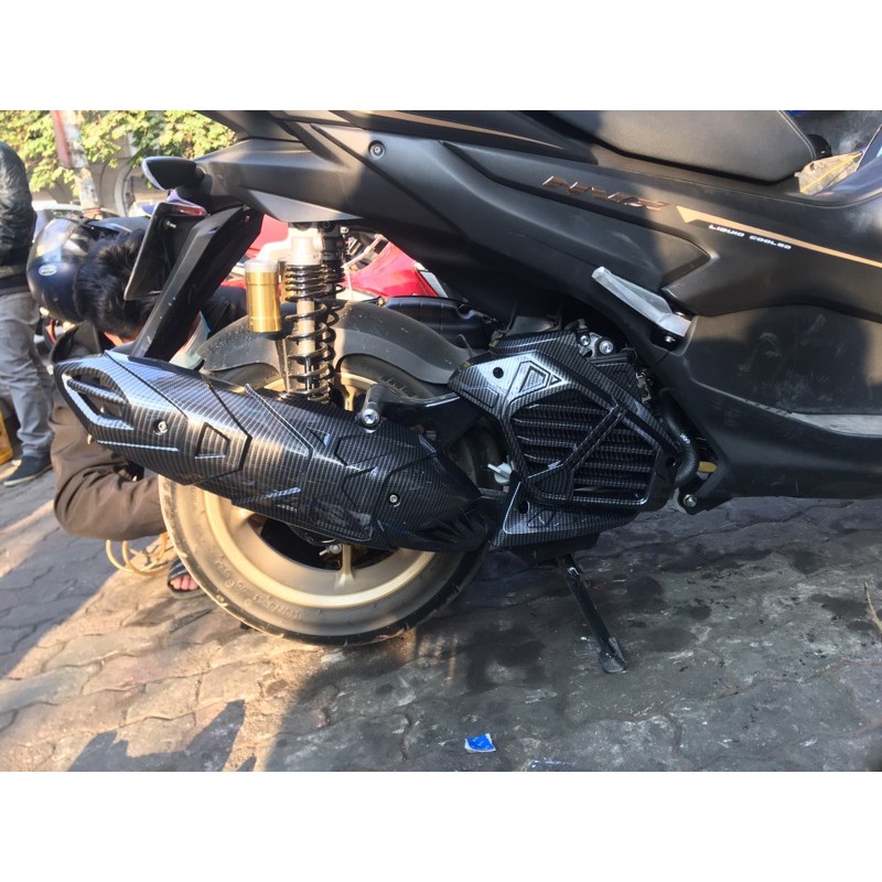 Ốp Quạt Gió Xe NVX 2021 V2 Cacbon
