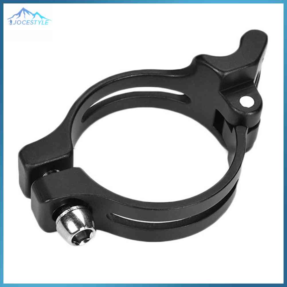 Bike Front Derailleur Clip Ring Adapter Switch Clamp Converter Switch Straight Lock Clamp Post（31.8mm/34.9mm）