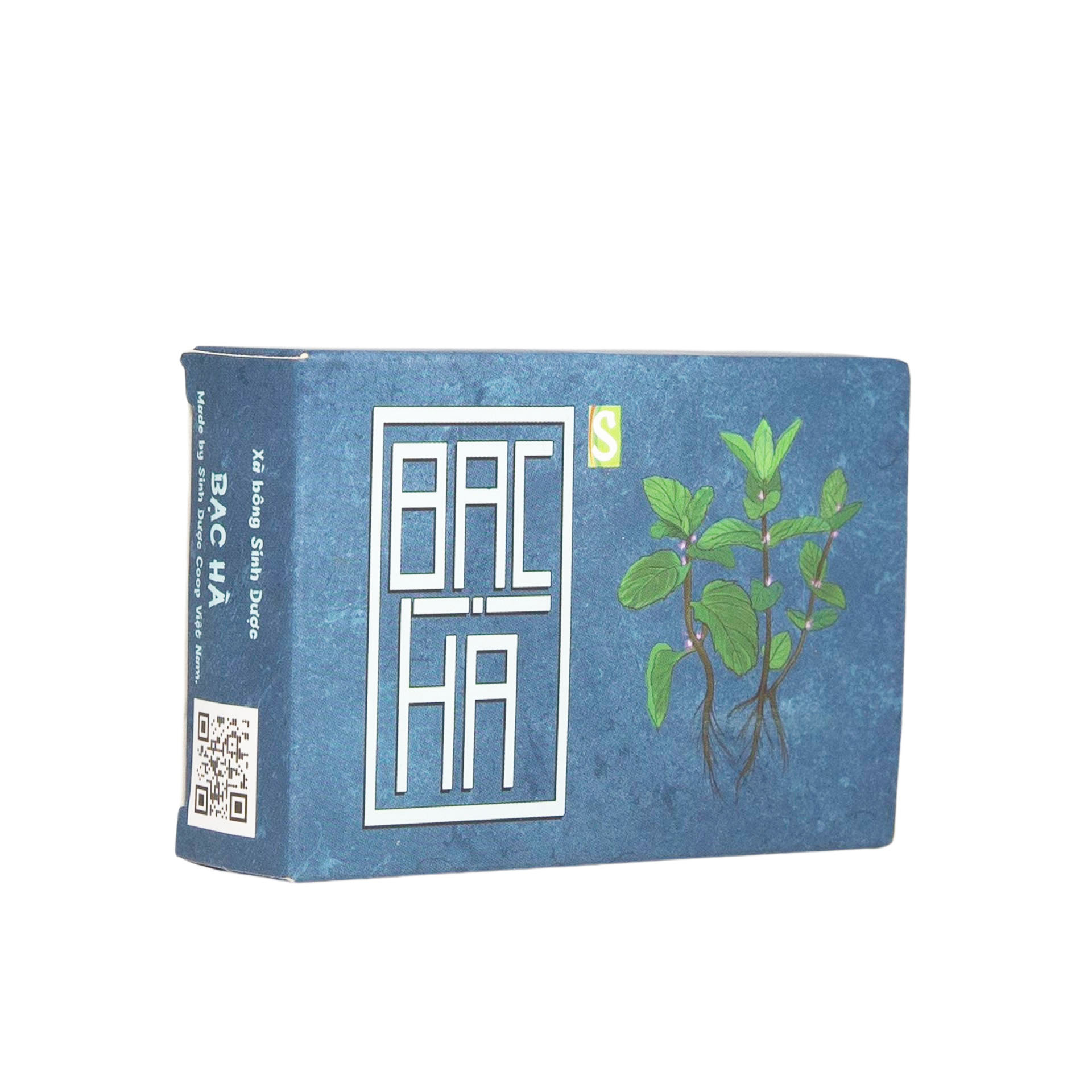Xà bông Sinh Dược Bạc hà , xà phòng handmade 100gr, 100% thảo dược thiên nhiên giúp dưỡng da, ngưa mụn ,an toàn cho bé và phụ nữ sau sinh