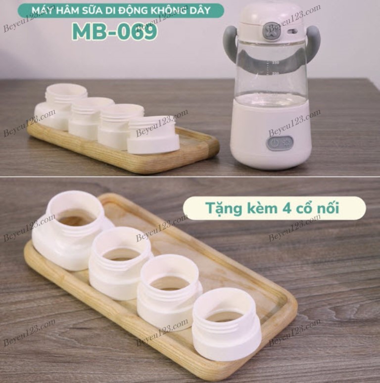(MB069) Máy hâm sữa di động không dây MOAZ BÉBÉ MB - 069