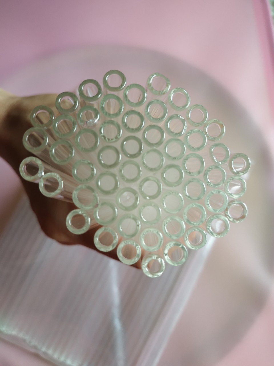 20 Ống thủy tinh phi 6 borosilicat 1.1mm dài 20cm loại tốt,thủy tinh loại tốt đừờng kính 6mm