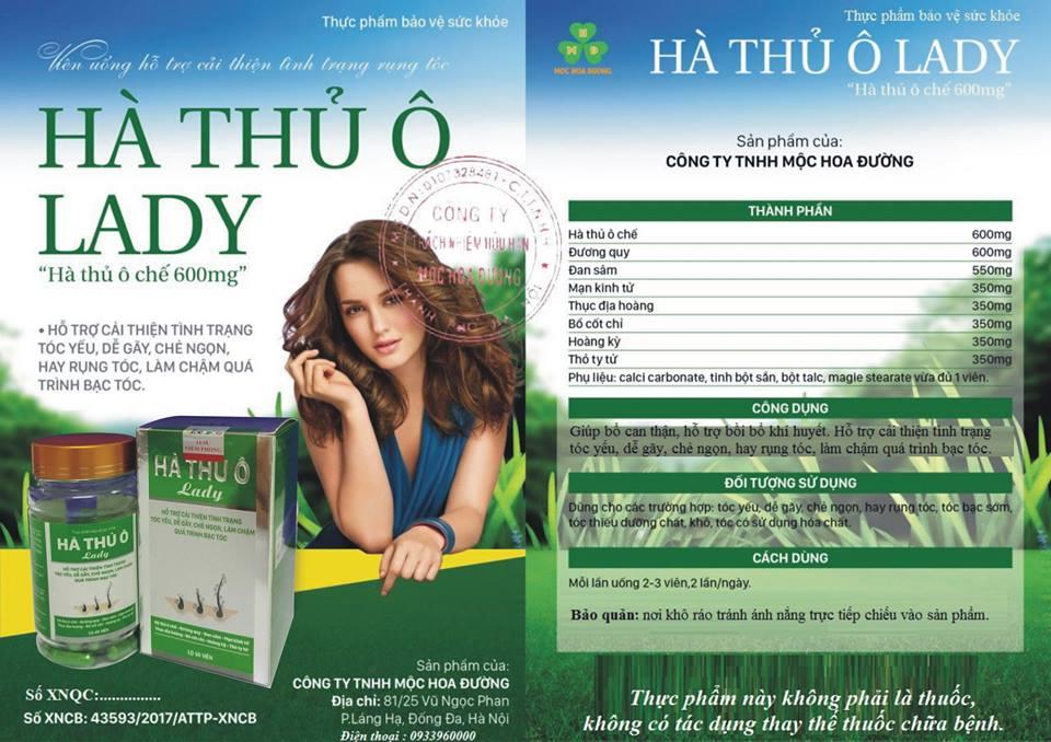 Hà Thủ Ô LADY
