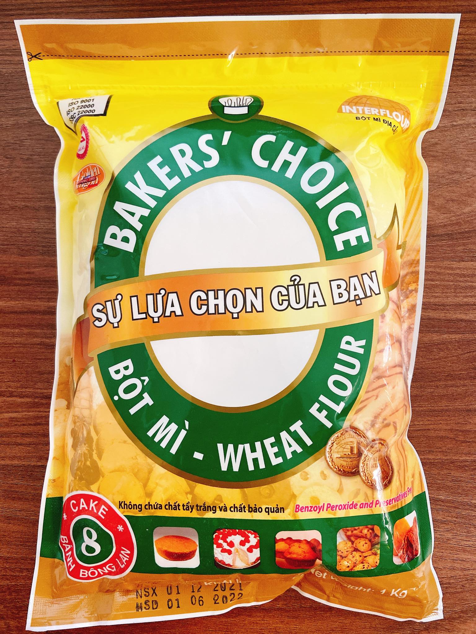 [FREE SHIP 0đ] Bột bánh mì, bột mì Bake’s choice số 8 [LAVA]