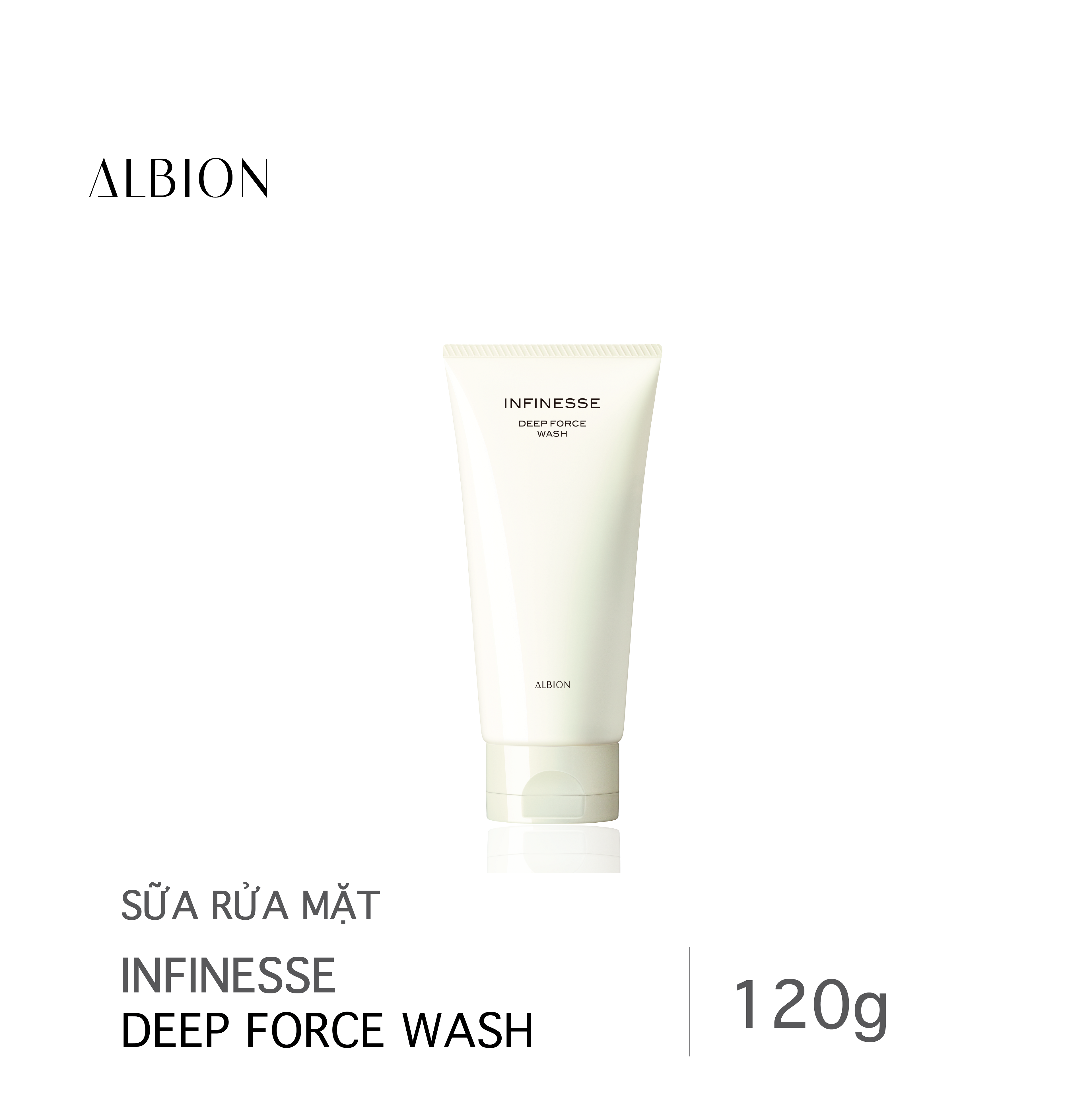 Sữa rửa mặt sạch sâu ALBION INFINESSE DEEP FORCE WASH 120g