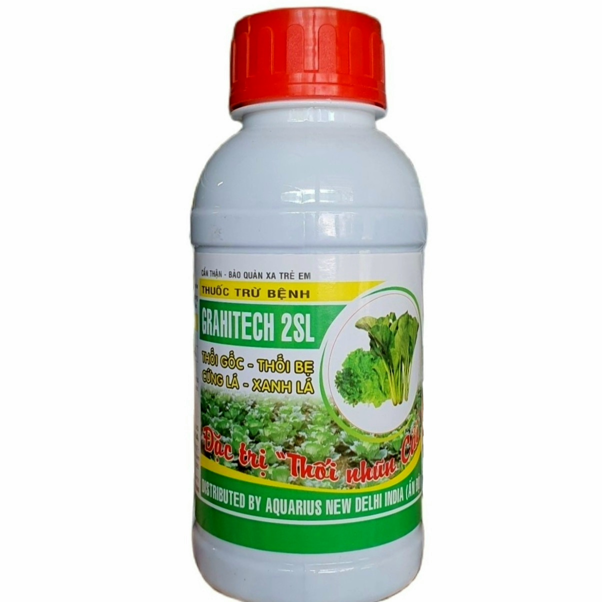 💖 Trừ các loại nấm, thán thư, đạo ôn lúa, vi khuẩn bạc lá lúa, thối nhũng hành, bắp cải.. 💎 Thuốc trừ bệnh cây trồng GRAHITECH 2SL (480ml)