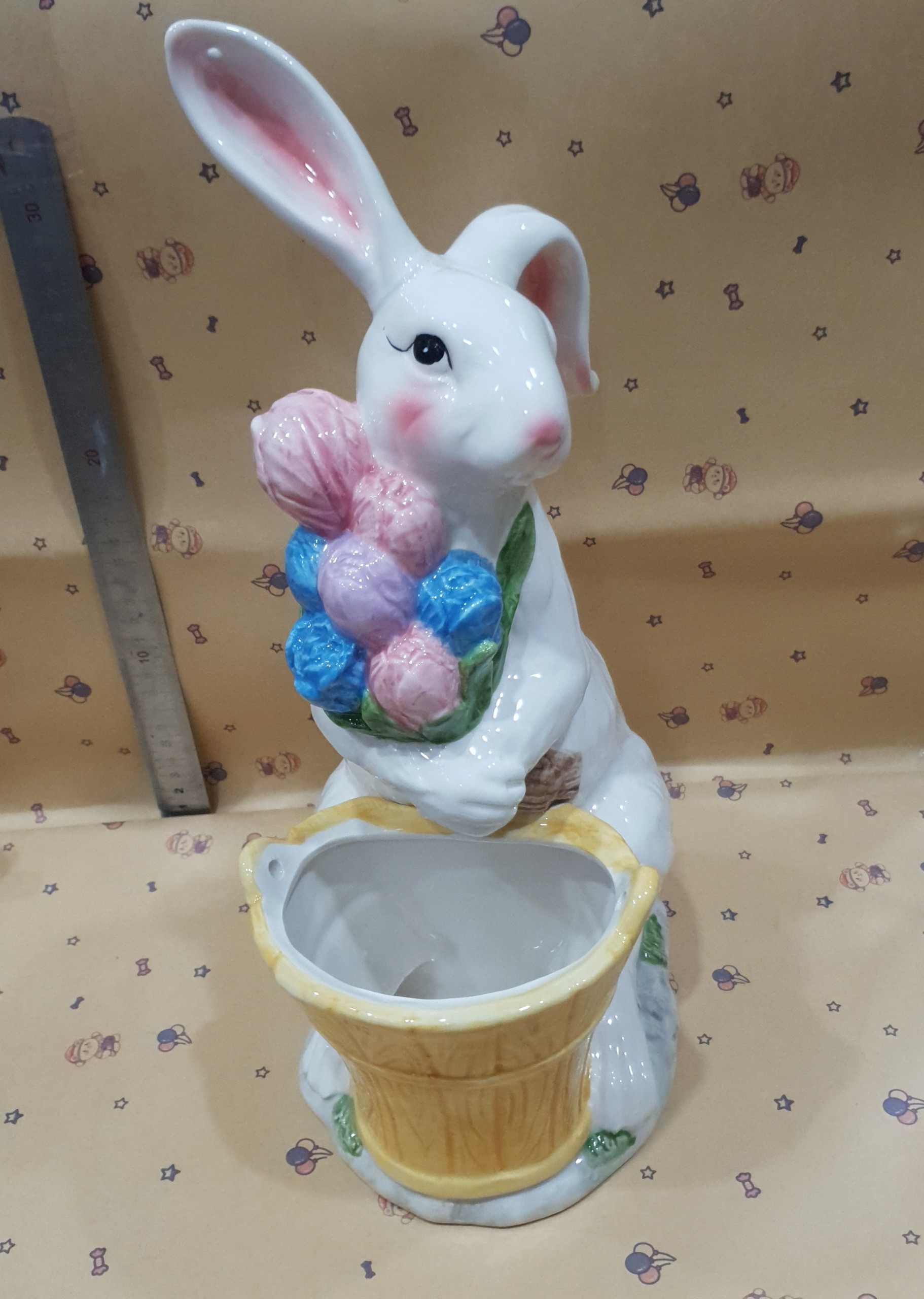 Chú Thỏ Home Decor - Peter Rabbit Porcelain Figurine for flower