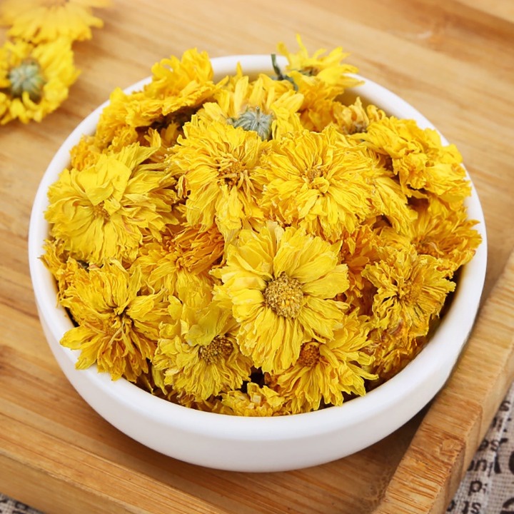 [ lᴏại 1 ] Trà hoa cúc vàng gói 100g (tặng 2 gói trà dưỡng nhan quý phi khi mua 100g)