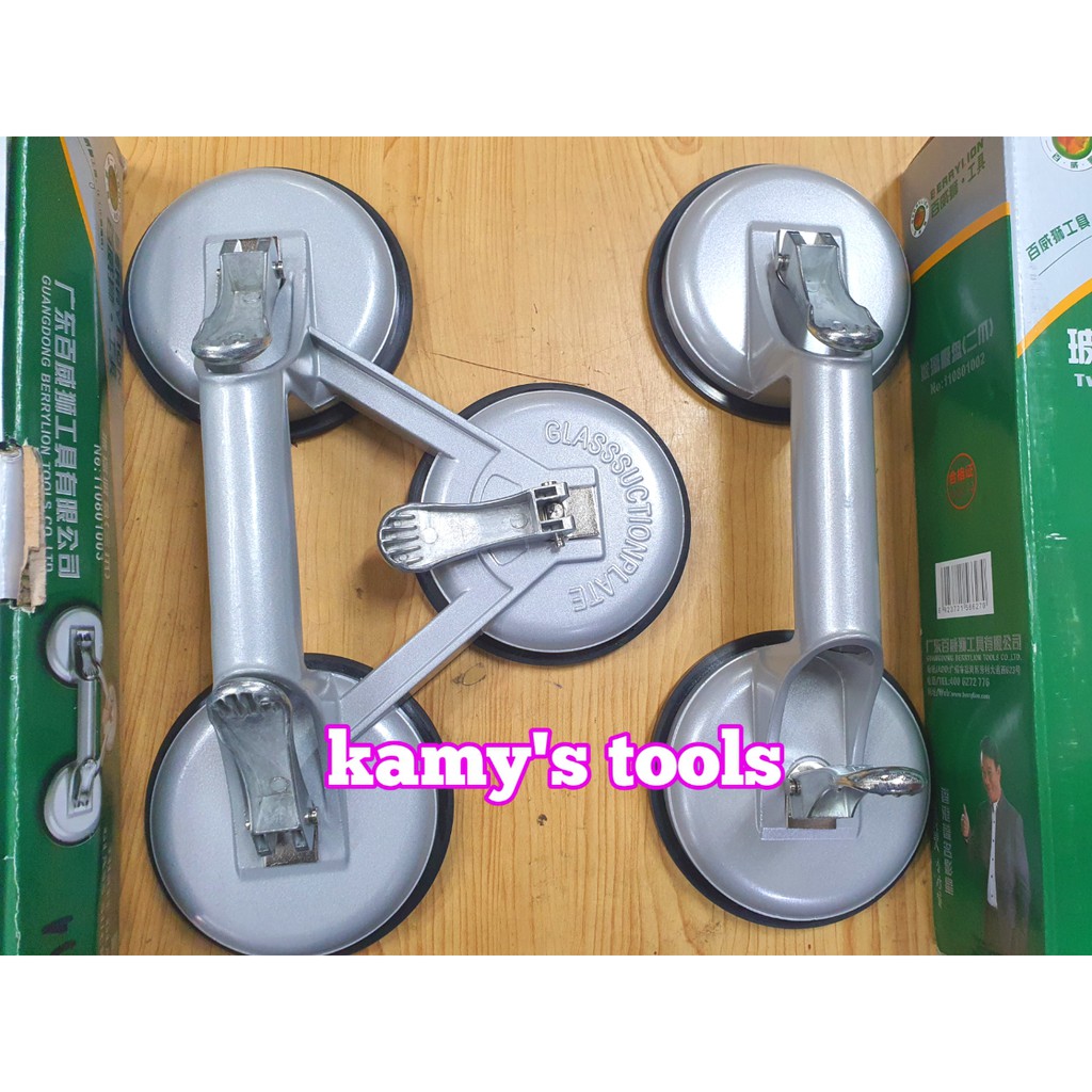 Hít kính hít gạch hít sàn 2 chân 2 chạc 3 chân 3 chạc, hút kính Berry Lion 110801003 và 110801002 bán lẻ từng cái