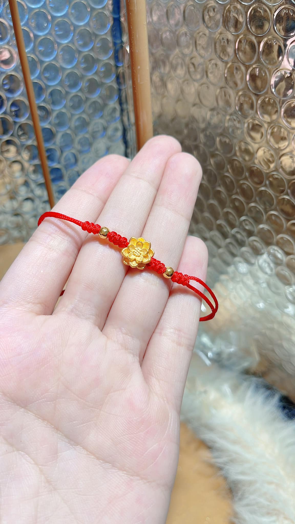 Charm sen Vàng 24k