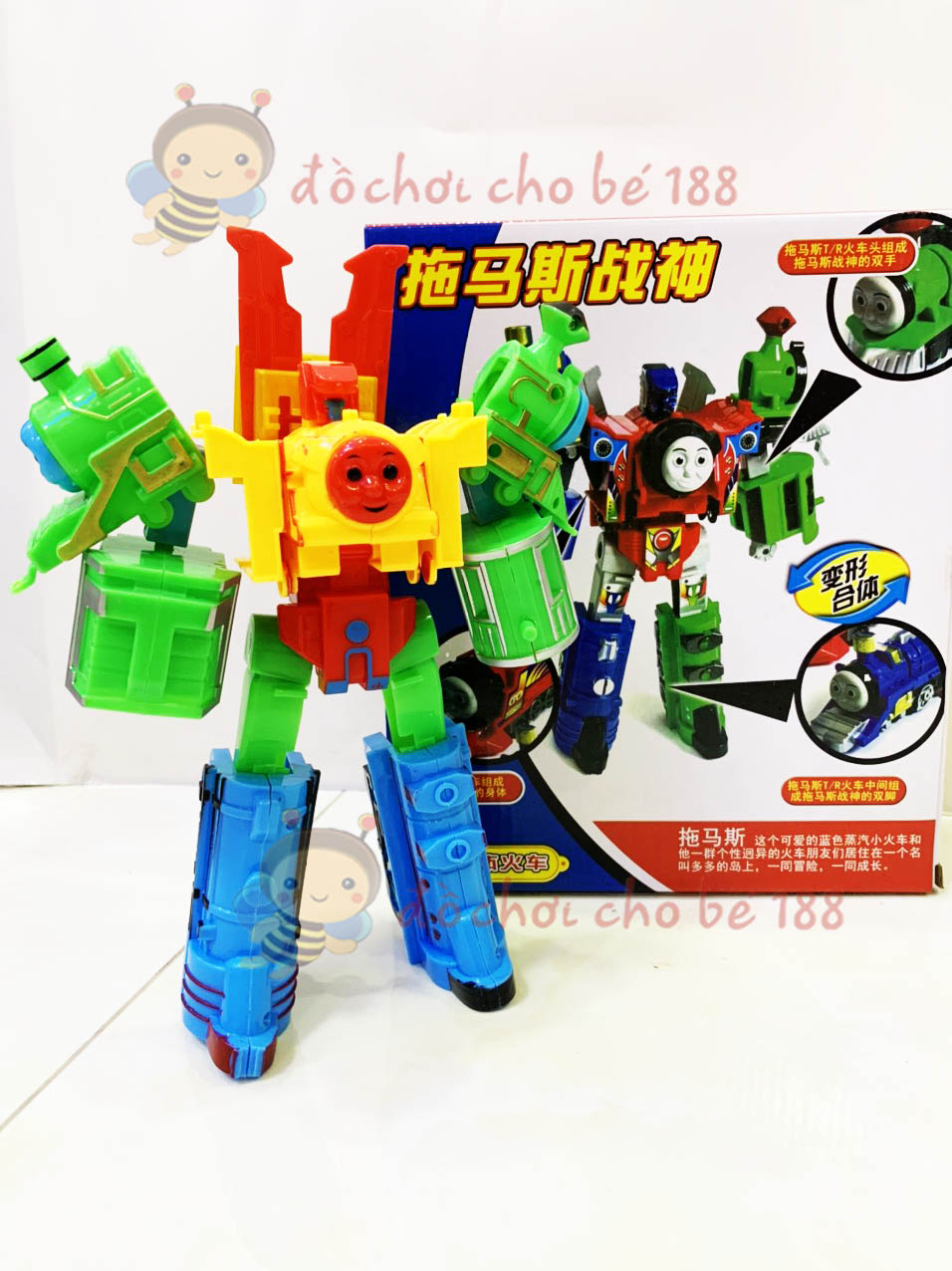 xe lửa thomas lắp ráp biến hình robot XE LỬA THOMAS BIẾN HÌNH THÀNH ROBOT