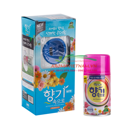 [TẶNG CHAI XỊT và PIN ] - Máy xịt phòng tự động