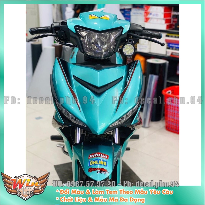 Tem rời Exciter 150 Xanh ngọc Y15Zr