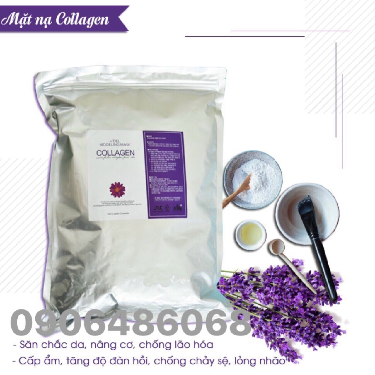 Bột Mặt Nạ Dẻo Đắp Mặt Hàn Quốc