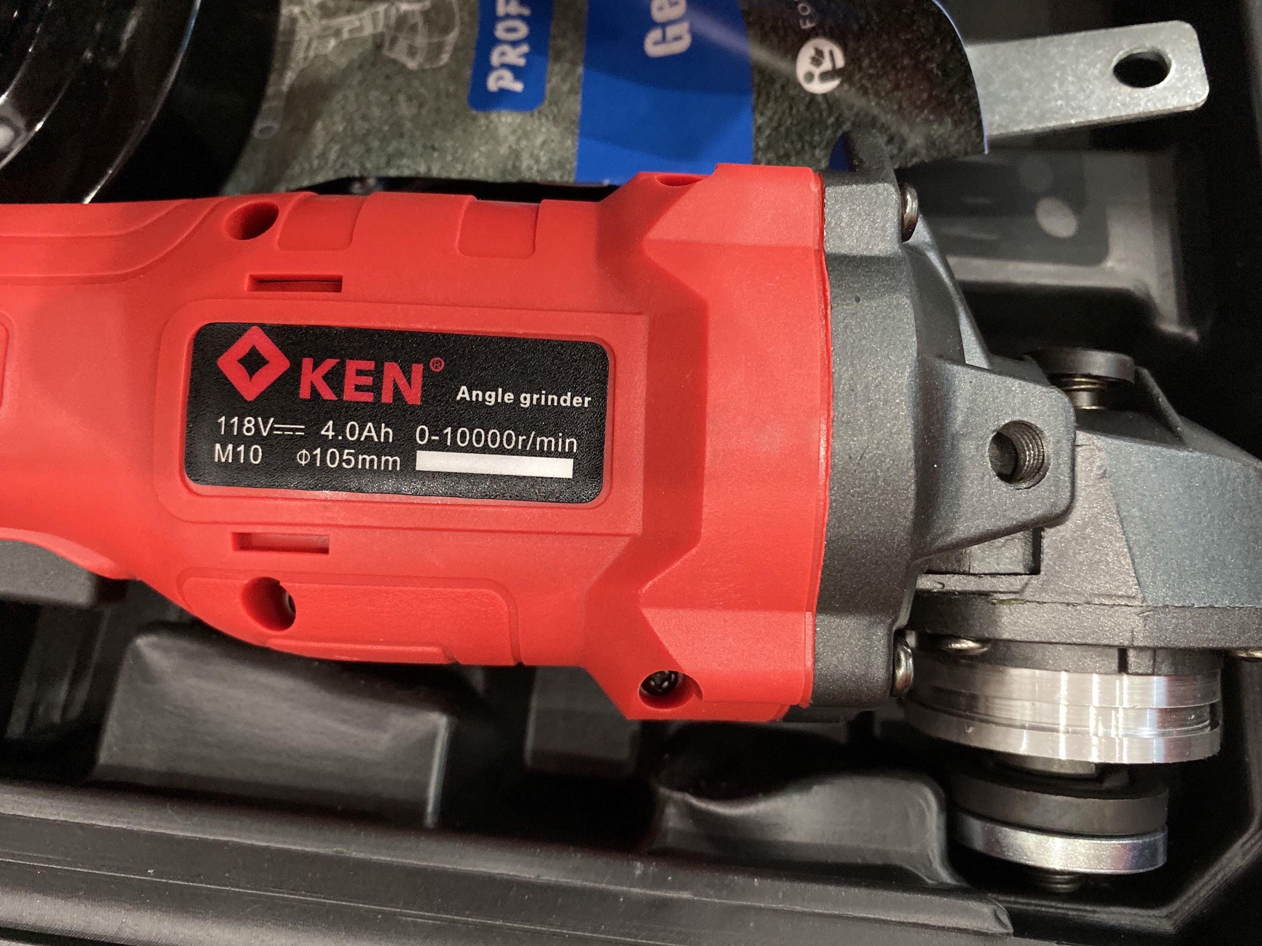 Máy mài pin Ken 118VF cầm tay