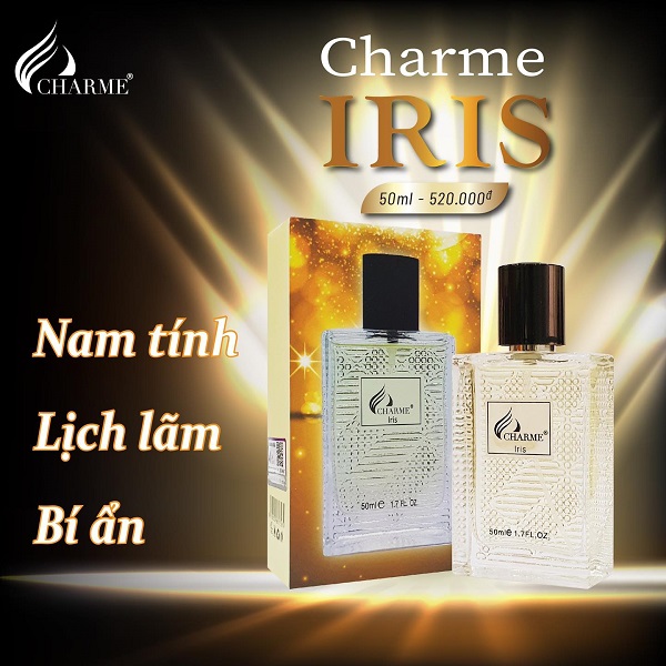 [HCM]Nước hoa nam IRIS - NAM TÍNH VÀ LỊCH LÃM (50ML)