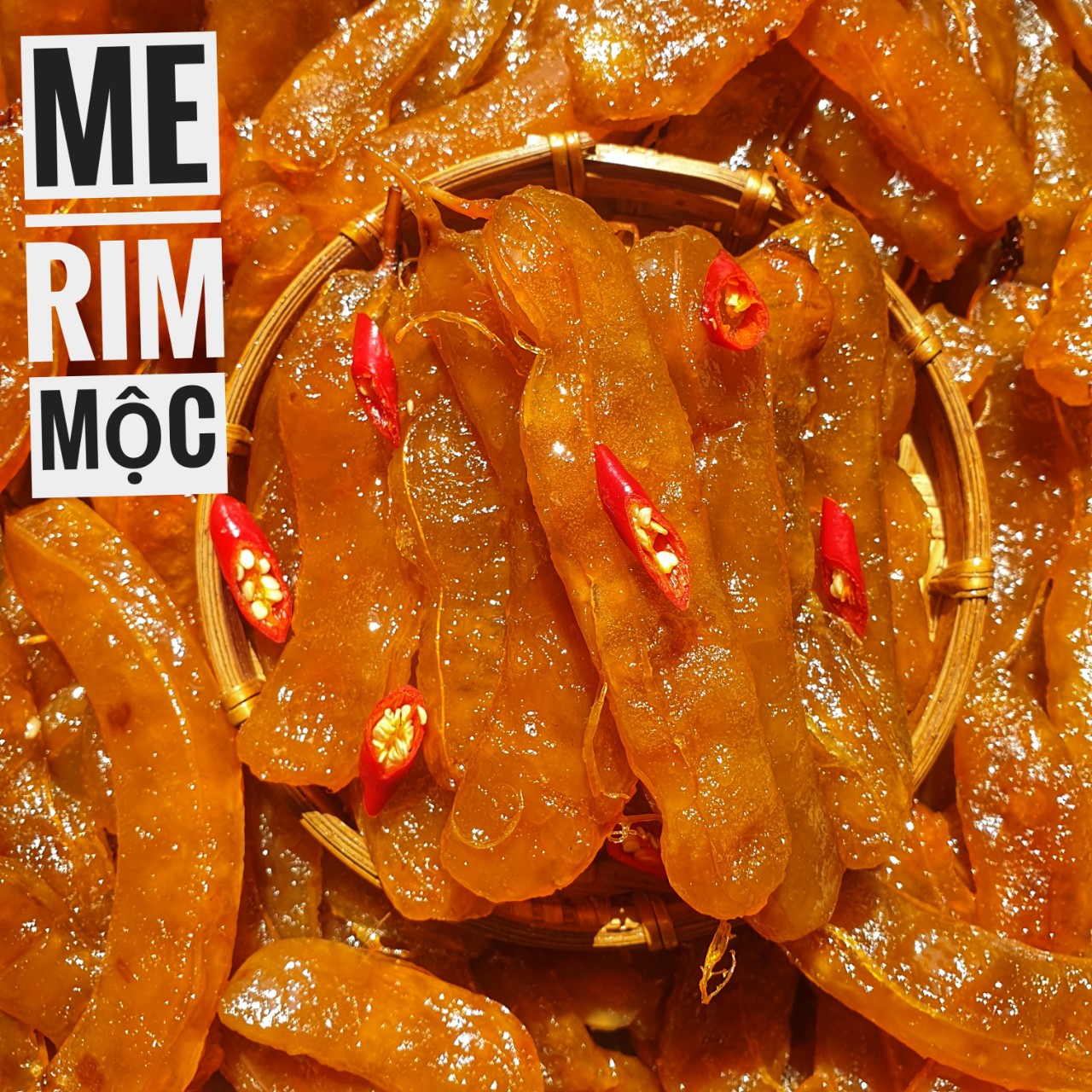 Me rim mộc kèm muối ớt tây ninh siêu ngon 250g/500g - đồ ăn vặt