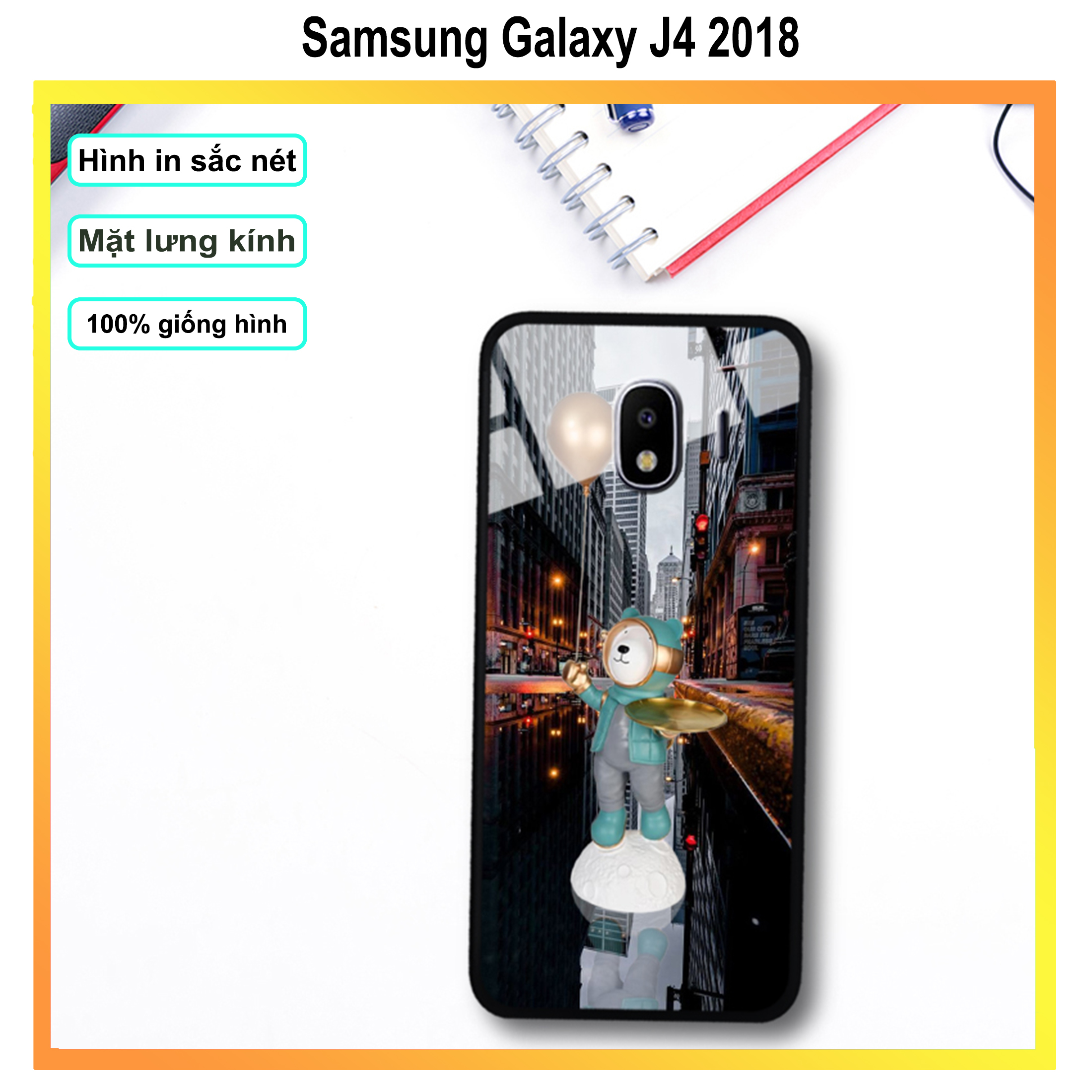 Ốp lưng phi hành gia Sam Sung Galaxy J4 2018