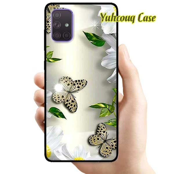 Ốp lưng dành cho samsung m51 - nền bướm 2
