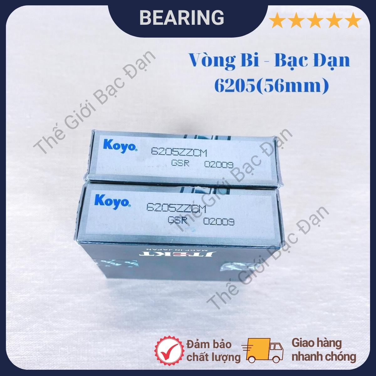 Vòng bi bạc đạn 6205 (56mm) ZZCM KOYO -Thế Giới Bạc Đạn
