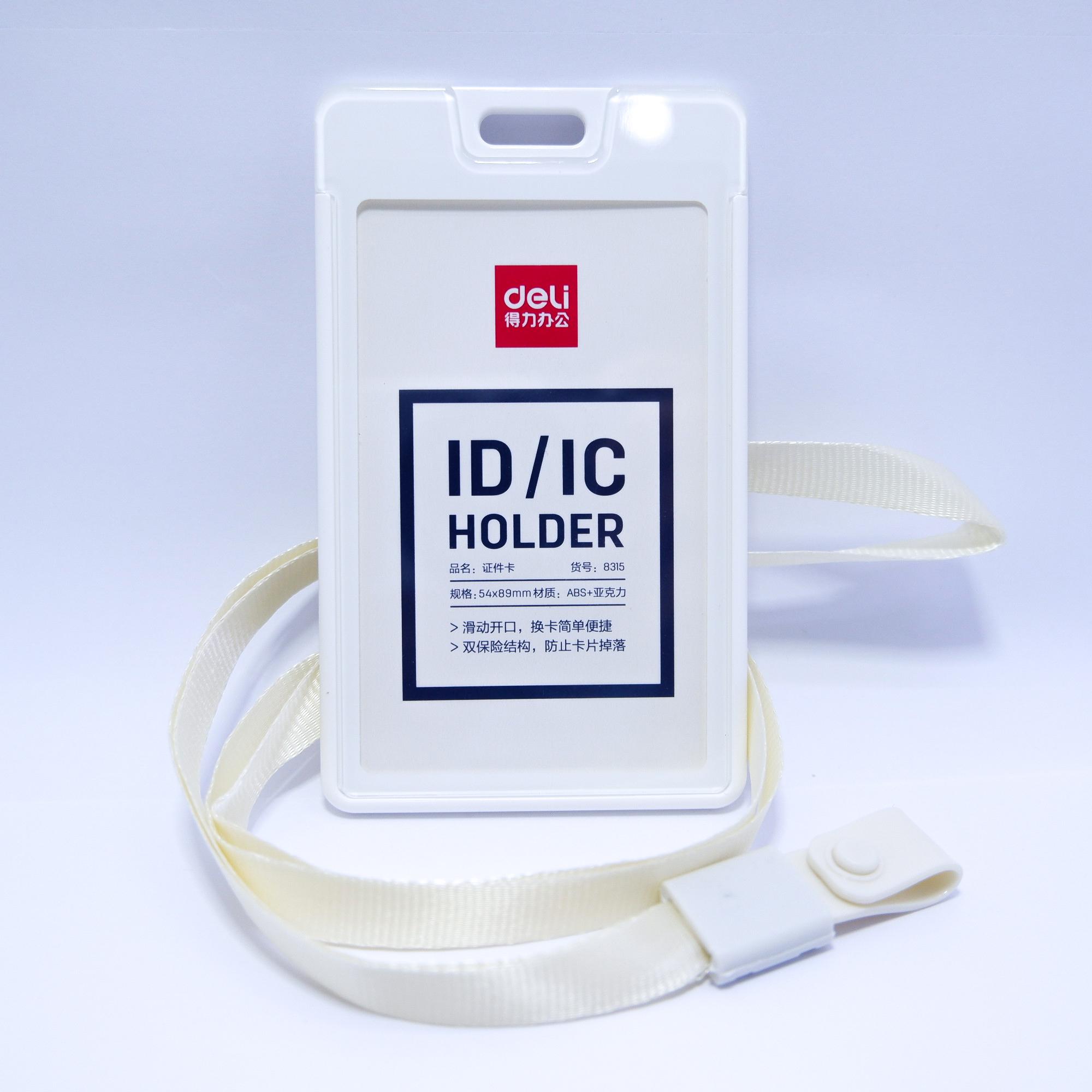 [HCM]Bảng tên Acrylic dọc (Kèm dây đeo cao cấp)