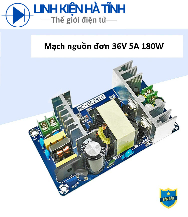 Mạch nguồn chuyển đổi 110VAC-220VAC sang 36VDC 36V 5A Loa kéo + Led sân khấu