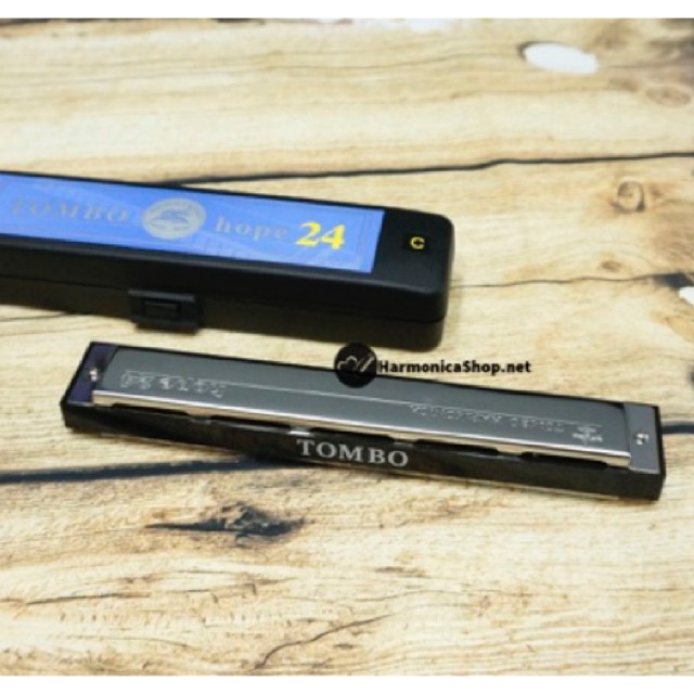 Kèn Harmonica 24 lỗ Tone C TOMBO TREMOLO HOPE 6624