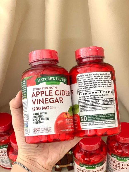 Apple Cider Vinegar Giấm Táo Giảm Cân, Detox, Đẹp Da Cam Kết Chính Hãng cao cấp
