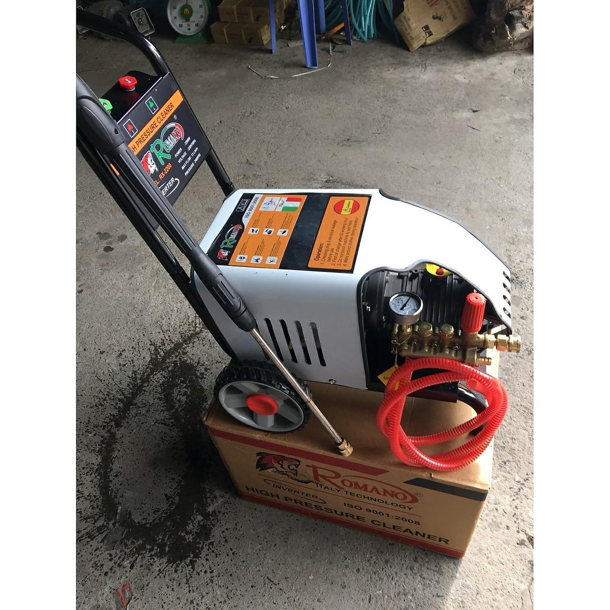 Máy Xịt Rửa Xe Cao Áp 3kw Romano RX-3000