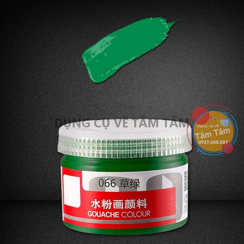 Màu Gouache CHINJOO, Màu Woat CHINJOO 100ml-Dụng cụ vẽ Tâm Tâm