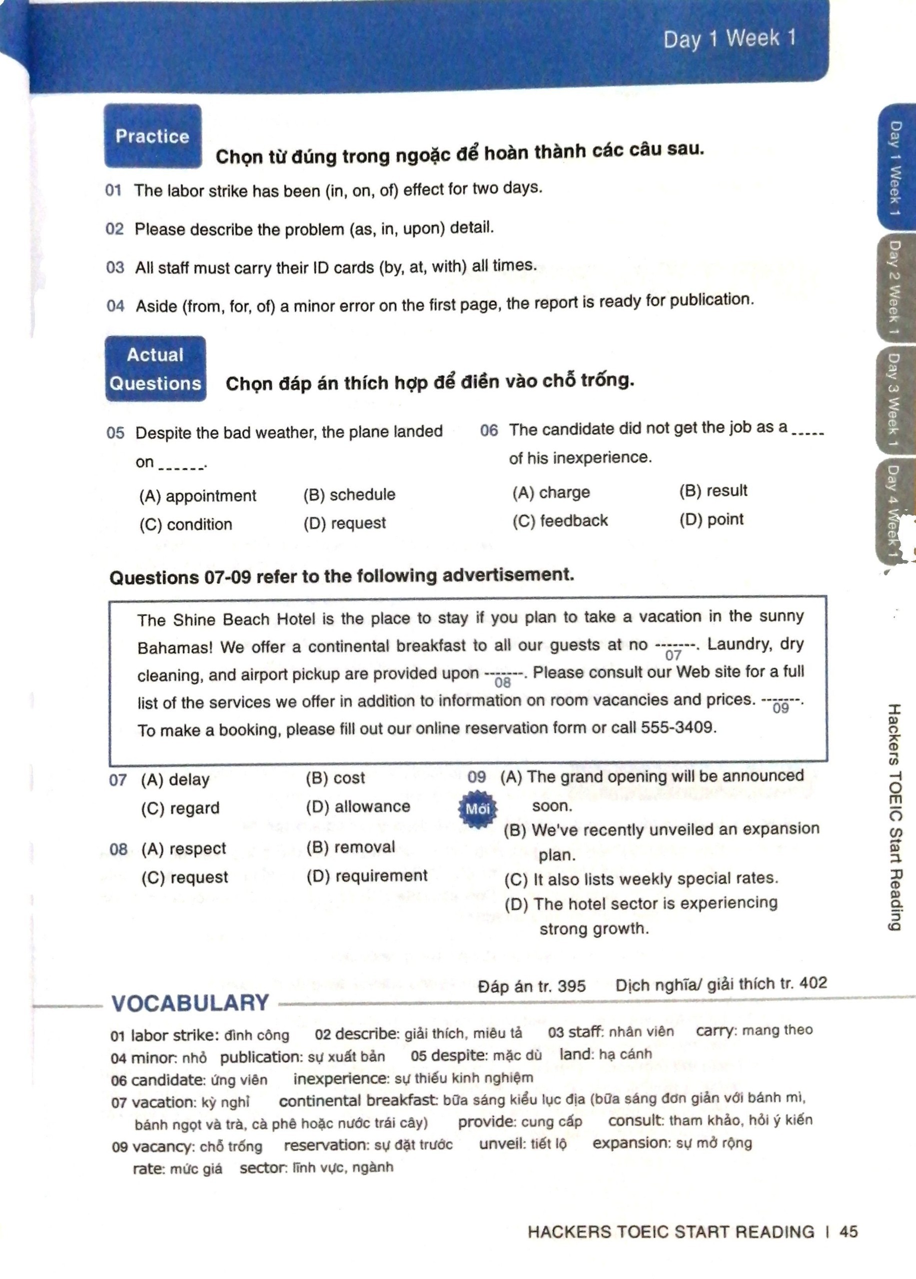 Sách - Hackers TOEIC Start - Reading