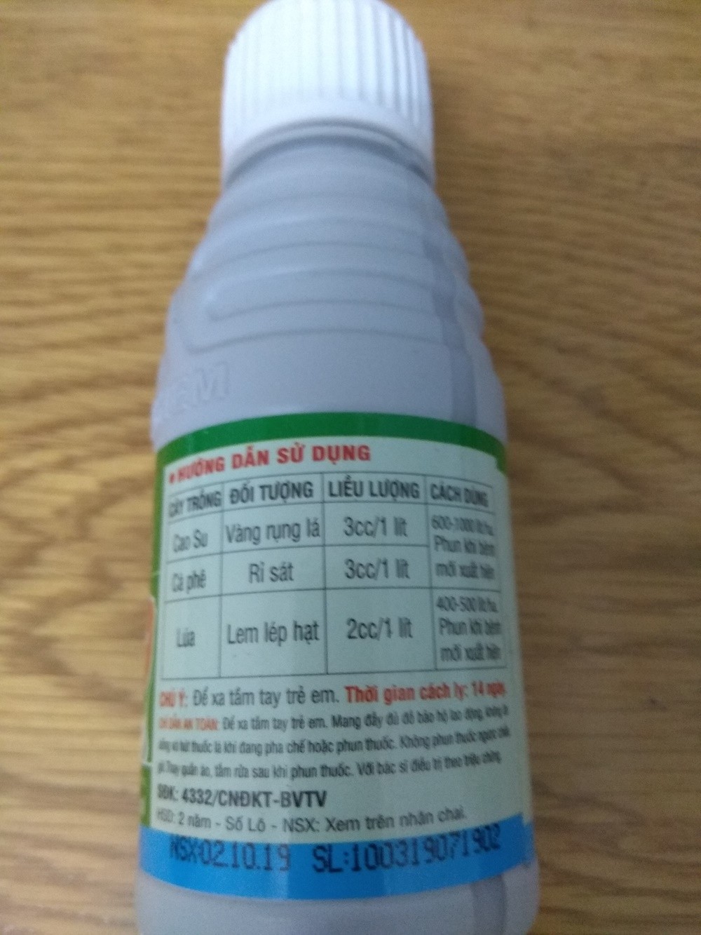 HEXAVIL 6SC- TRỪ NẤM PHỔ RỘNG lọ 100ml