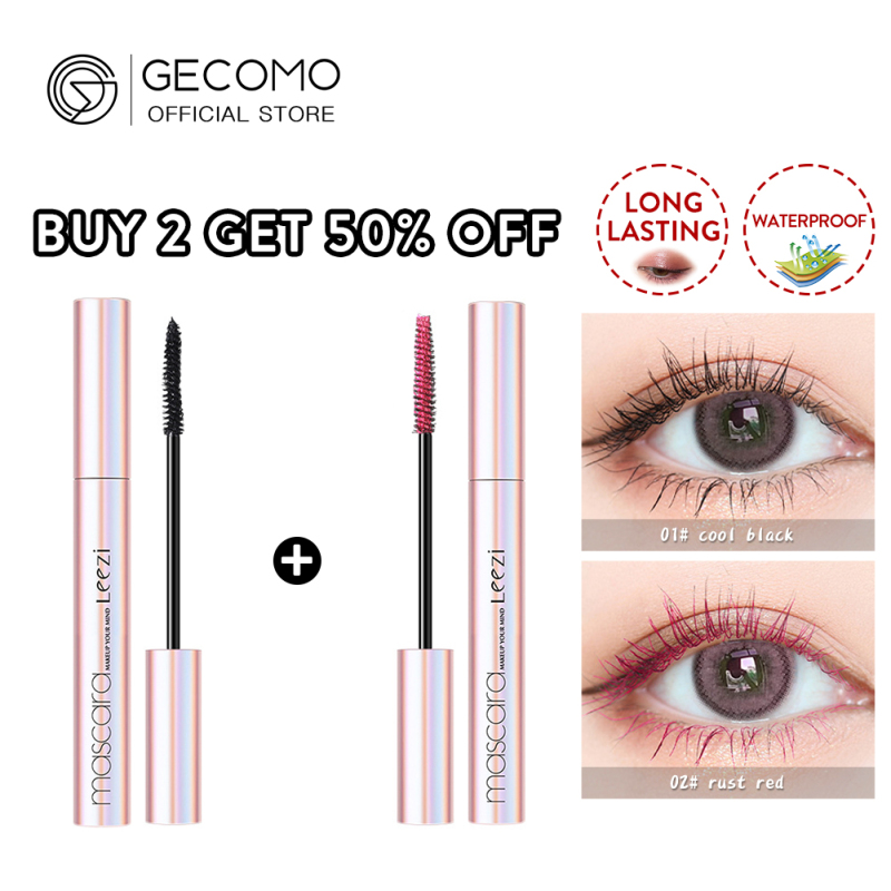 GECOMO Long-lasting Waterproof Mascara Volume Curling Eyelash Eye Makeup giá rẻ