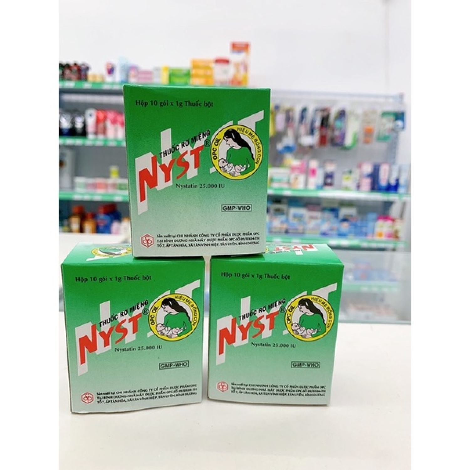 Rơ miệng nyst - hộp 10 gói