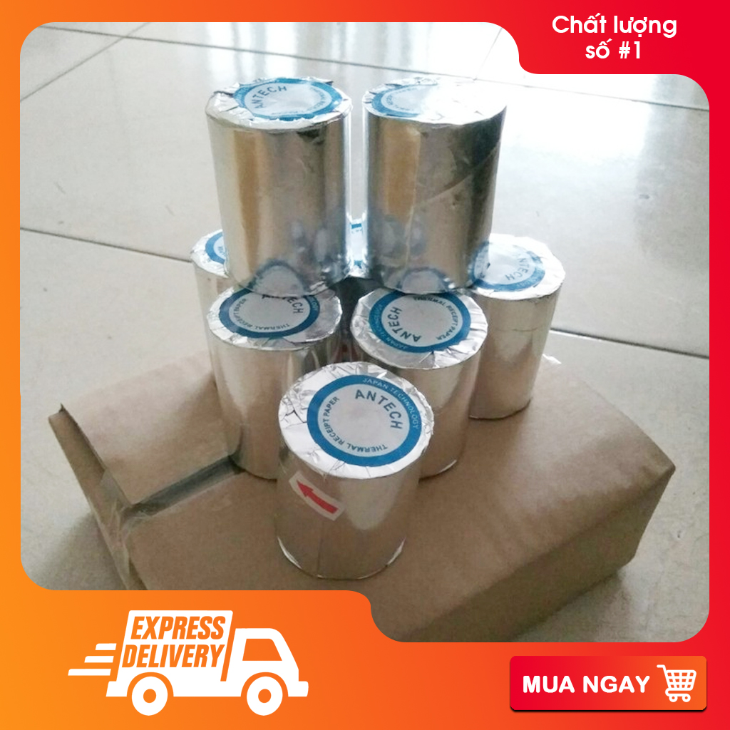 BÁO GIÁ MÁY IN HOÁ ĐƠN DÙNG CHO MACBOOK | Shopee Lazada Sendo Tiki mới nhất 2 Giấy in nhiệt K57, Giấy in hoá đơn K57x38mm (Dùng cho máy Pos, Taxi, ATM)