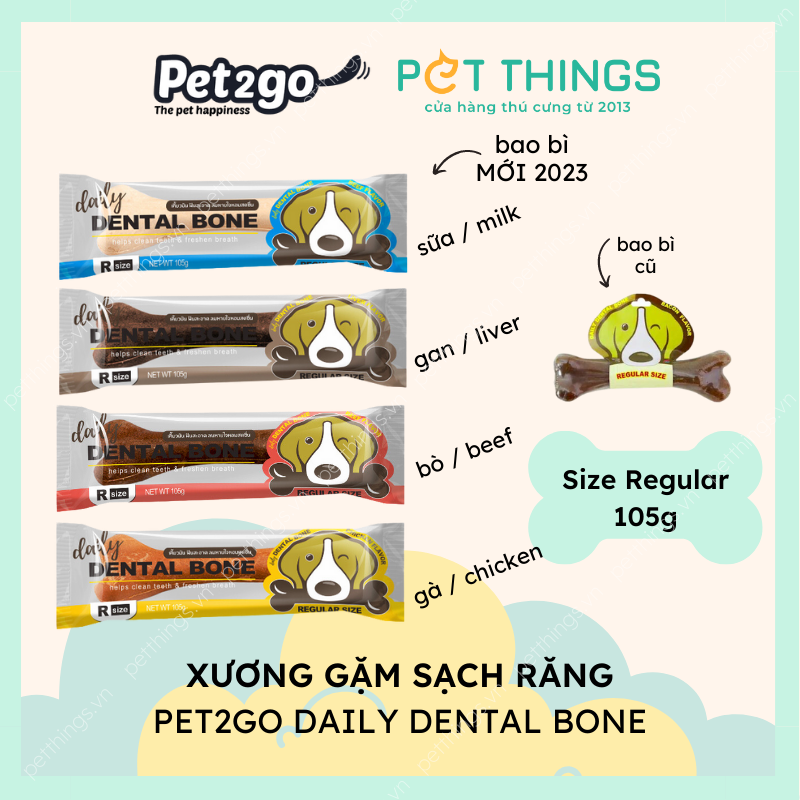 Snack Pet2Go Daily Dental Bone For Dog