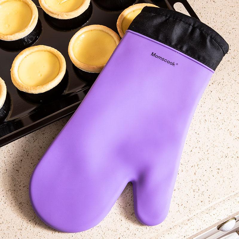 Mu Nhà Bếp Chống Nóng Silicone Lò Vi Sóng Thêm Bông Cách Nhiệt, Găng Tay Lò Nướng Chịu Nhiệt Cao Nhà Bếp Chống Nóng Một Gói