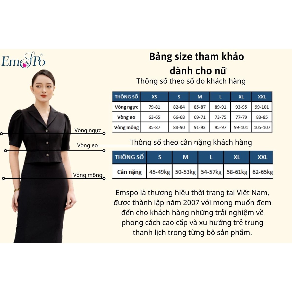 Đầm Xòe Emspo Cổ 2F Phối Lưới Dm3948