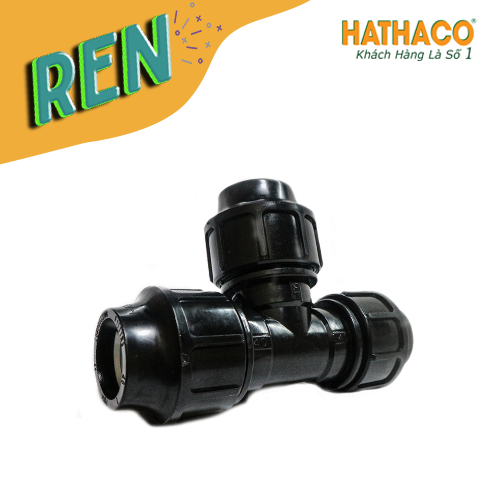 Tê đều 50 hathaco dùng chia nhánh ống hdpe