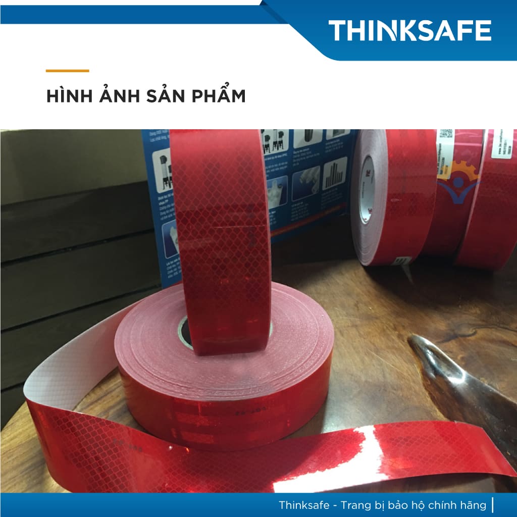 Băng keo phản quang 3M 983 siêu sáng, bền màu Decal phản quang dán xe máy, ô tô - Thinksafe
